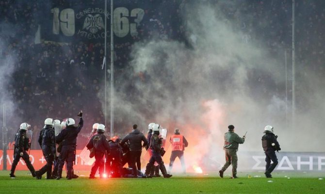 Τέσσερις συλλήψεις μέχρι στιγμής για τα επεισόδια στην Τούμπα