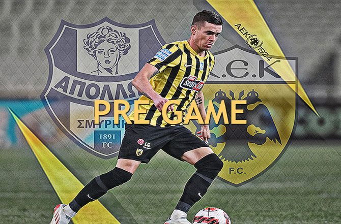 AEK1924 TV: PRE GAME Απόλλων Σμύρνης – ΑΕΚ