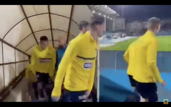 Η προθέρμανση της ΑΕΚ (VID)