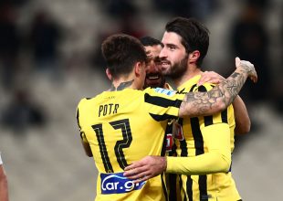 Οι κιτρινόμαυρες ευχές της ΑΕΚ στον Ανσαριφάρντ (ΦΩΤΟ)