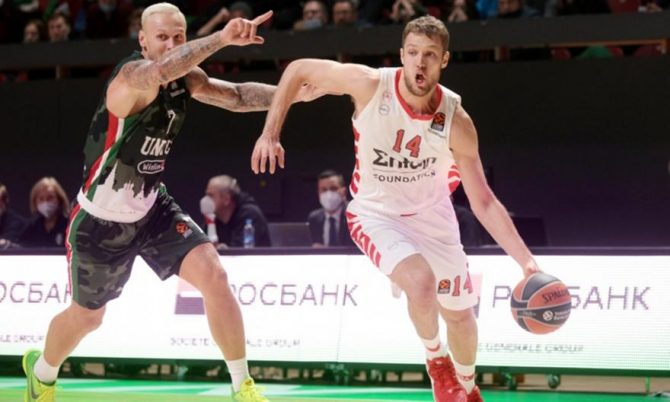Ο Βεζένκοβ MVP της 13ης αγωνιστικής στην EuroLeague Ο Βεζένκοβ MVP της 13ης αγωνιστικής στην EuroLeague