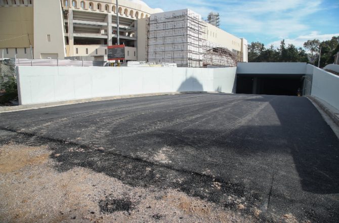 Ξεκίνησε η προεργασία ασφαλτόστρωσης της υπογειοποίησης (VIDEO)