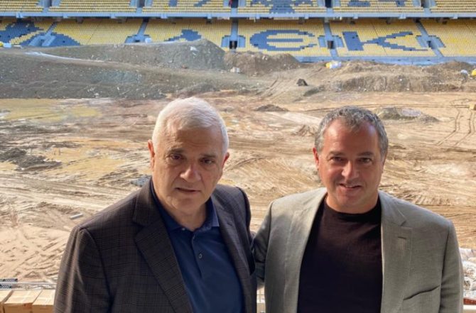 Χατζηϊωάννου και Παππάς έκλεισαν τις σουίτες τους στην OPAP Arena (ΦΩΤΟ)