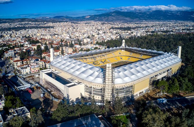 Επίσκεψη και επιθεώρηση Μελισσανίδη στην Αγιά Σοφιά – OPAP Arena