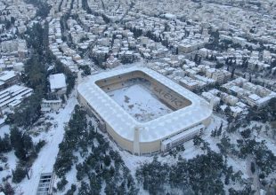 Η καλημέρα της ΑΕΚ από την χιονισμένη «Αγιά Σοφιά» (ΦΩΤΟ + VID)