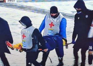 Αστέρας – Απόλλων: Ο Βέρχουλστ έμεινε για πέντε λεπτά στο έδαφος μετά από σύγκρουση