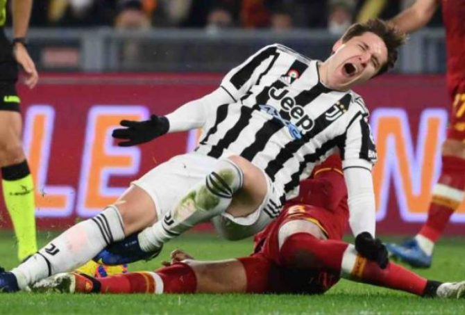 Τέλος η σεζόν για τον Κιέζα που υπέστη ρήξη χιαστού