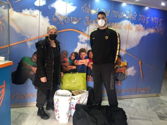 Κίνηση αλληλεγγύης από την ακαδημία της AEK BC Κίνηση αλληλεγγύης από την ακαδημία της AEK BC