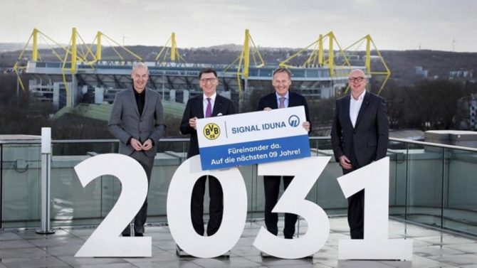 Με ίδιο όνομα έως το 2031 το γήπεδο της Ντόρτμουντ λόγω χορηγού