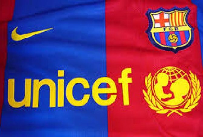 Αίτημα της Μπαρτσελόνα στην Spotify για να διατηρήσει το λογότυπο της Unicef