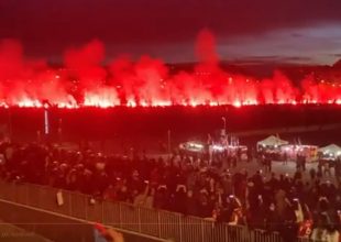 Ατλέτικο – Γιουνάιτεντ: “Κάηκε” η Μαδρίτη στην υποδοχή του πούλμαν των πρωταθλητών
