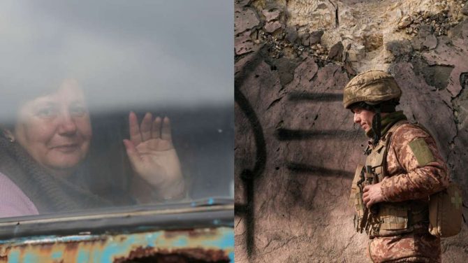 Ουκρανία ώρα μηδέν: Εκκενώνεται από αμάχους το Ντονμπάς – Από τύχη δεν τραυματίστηκε υπουργός από οβίδα