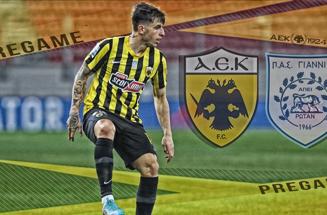 AEK1924 TV: PRE GAME ΑΕΚ – ΠΑΣ Γιάννινα