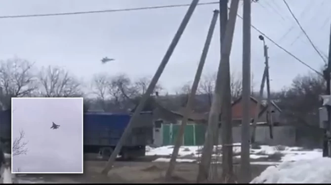 Πόλεμος στην Ουκρανία: Ρωσικά μαχητικά Sukhoi πετούν πάνω από το Χάρκοβο