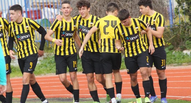 Κ17: Με σβηστές μηχανές η ΑΕΚ τον Πανιώνιο