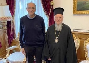 Λιόλιος και αντιπροσωπεία της ΕΟΚ στο Οικουμενικό Πατριαρχείο Κωνσταντινούπολης