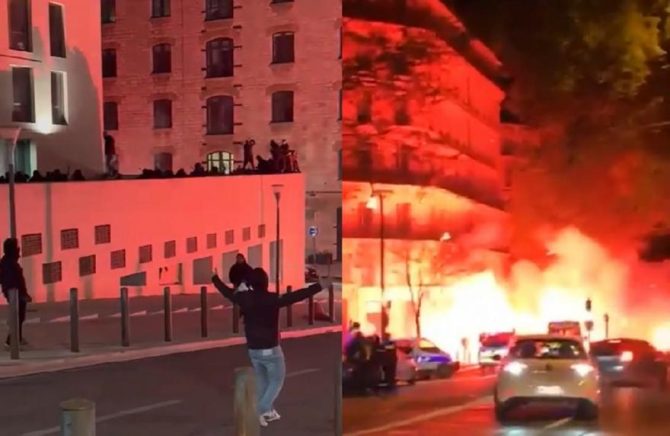 Άγριο ξύλο στη Μασσαλία: Οι οπαδοί του ΠΑΟΚ με τους οπαδούς της Μαρσέιγ και την Αστυνομία