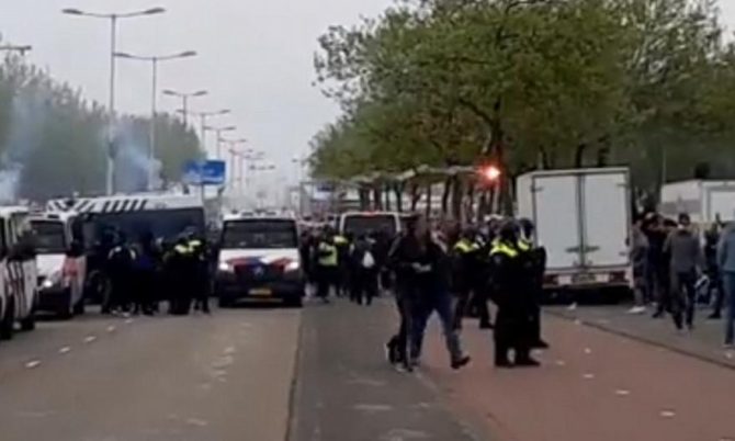 Επεισόδια και στο Ρότερνταμ από τους οπαδούς της Μαρσέιγ