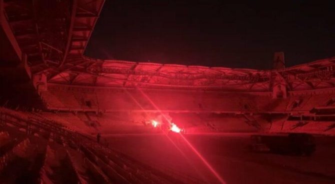 Πάρτι γενεθλίων για την ΑΕΚ στην Αγιά Σοφιά (vid)