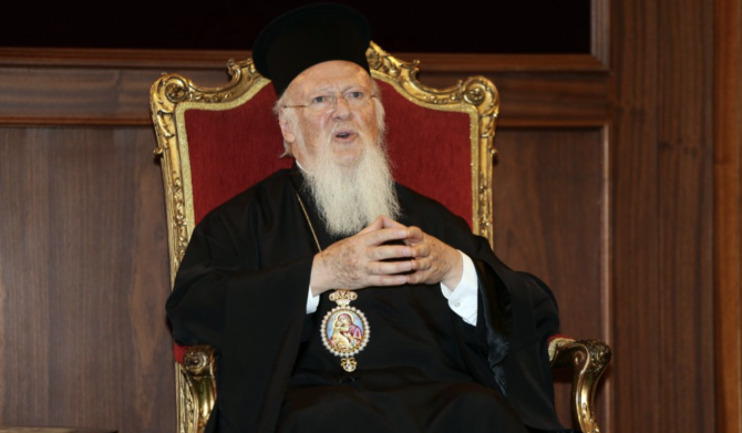 Χαιρετισμός του Πατριάρχη για ΑΕΚ και Πέρα