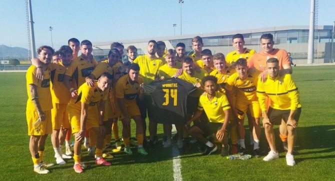 ΑΕΚ Β’: Δίπλα στον άτυχο Αρβανίτη οι συμπαίκτες του