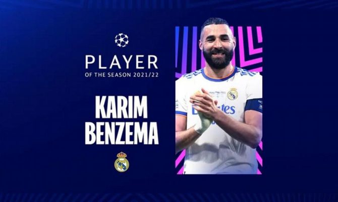 Ποιος άλλος; Κορυφαίος παίκτης της σεζόν στο Champions League ο Μπενζεμά Ποιος άλλος; Κορυφαίος παίκτης της σεζόν στο Champions League ο Μπενζεμά