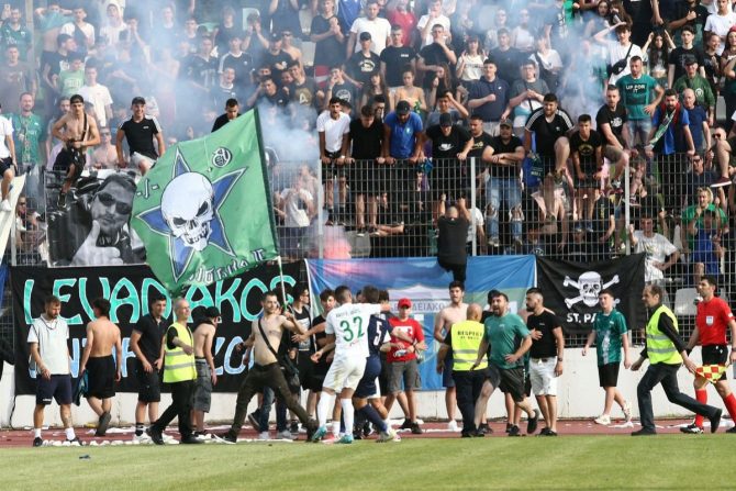 Λεβαδειακός: “Ο φίλαθλος που μπήκε στο γήπεδο έχει συλληφθεί και θα λογοδοτήσει στις Αρχές”