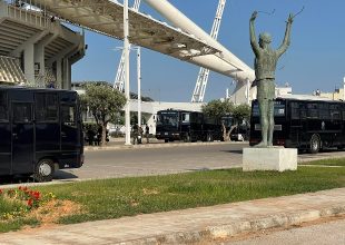 Ισχυρή αστυνομική παρουσία στο ΟΑΚΑ (pics)