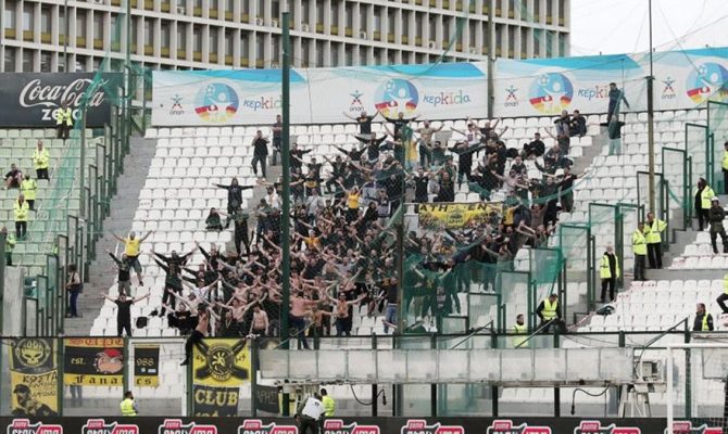 Οι οπαδοί του Άρη στη Λεωφόρο