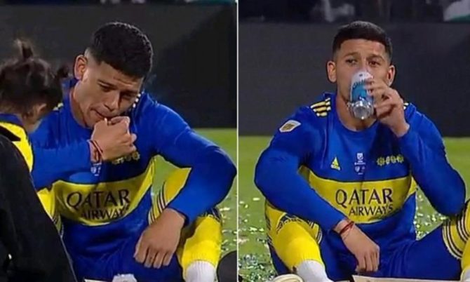 Ο Ρόχο γιόρτασε το Λιγκ Καπ της Μπόκα με τσιγάρα και μπύρες