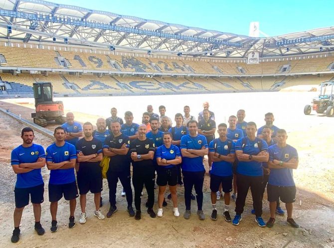 Επίσκεψη στην OPAP ARENA και ξενάγηση από Κυριακίδη (ΦΩΤΟ)