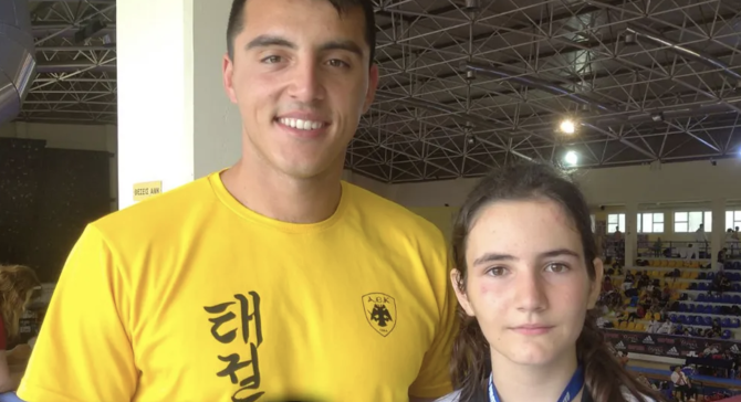 Πρώτο μετάλλιο στο Tae Kwon Do!