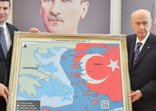 Χάρτης πρόκληση κατά της Ελλάδας από τον εταίρο του Ερντογάν: Και η Κρήτη τμήμα της Τουρκίας!