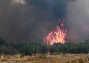 Μεγάλη φωτιά στη Σπάρτη