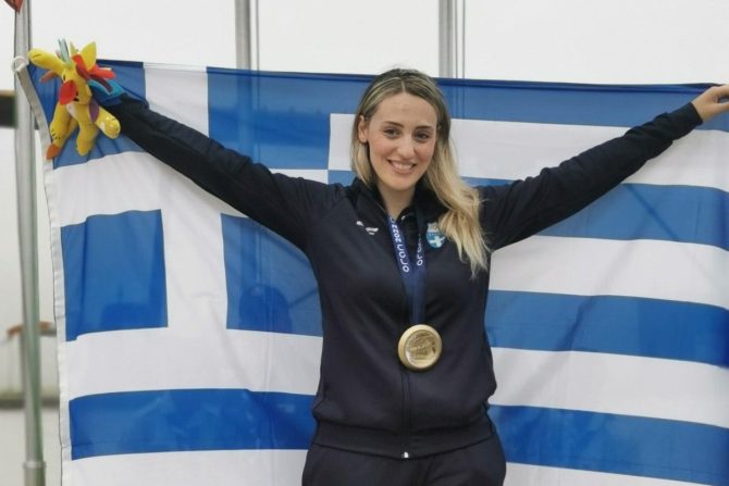 Κορακάκη: “Πήρα το χρυσό μετάλλιο στους Μεσογειακούς Αγώνες με παγκόσμιο ρεκόρ που δεν μετράει”