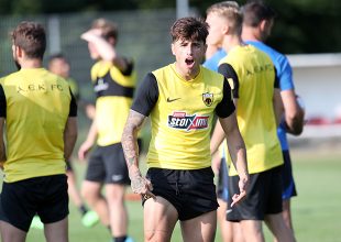 Τα «κλικ» της απογευματινής προπόνησης (pics)