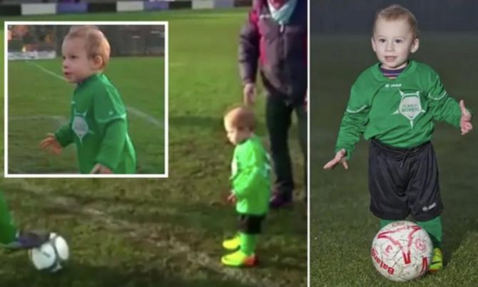 Όταν ομάδα στο Βέλγιο έδωσε συμβόλαιο σε αγόρι ηλικίας 20 μηνών!