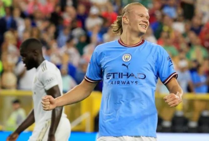 Γκουαρδιόλα: «Δεν ξέρω πόσα γκολ θα βάλει ο Χάαλαντ και δεν με νοιάζει»