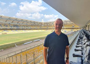 Ξενάγηση στην «Αγιά Σοφιά – OPAP Arena» για τον Σταϊκούρα (pics)