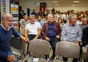 Ο Λιάνης επιμελήθηκε τα κείμενα των εγκαινίων της Αγιά Σοφιάς – OPAP Arena