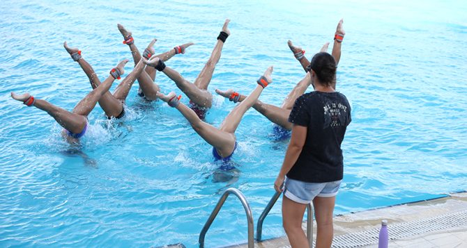 Συγχρονισμένη Κολύμβηση: Πρώτη προπόνηση της χρονιάς (pics)