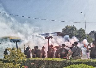 ΑΕΚτζήδικη υποδοχή στο Αγρίνιο (VIDEOS)