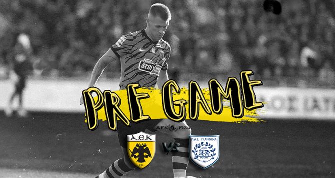 AEK1924 TV: PRE GAME ΑΕΚ – ΠΑΣ Γιάννινα