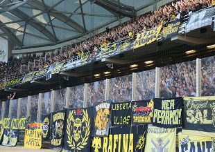 Αγιά Σοφιά – OPAP Arena: Μπήκε φάιμπεργκλας και στο άλλο πέταλο