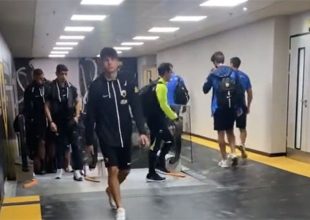 Η άφιξη της ΑΕΚ στην Αγιά Σοφιά – OPAP Arena (VID)