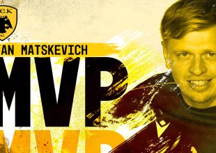 ΑΕΚ Χάντμπολ: MVP του αγώνα ο Ιβάν Μάτσκεβιτς