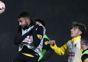 Φωτογραφίες απ’ την απογευματινή προπόνηση της ΑΕΚ