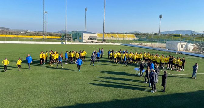 Έκοψε την πρωτοχρονιάτικη πίτα η Ακαδημία Ποδοσφαίρου της ΑΕΚ