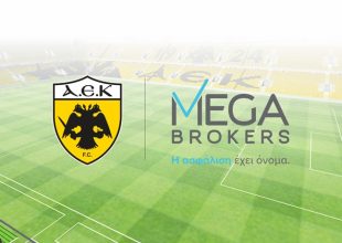 ΠΑΕ ΑΕΚ και MEGA Brokers συνεχίζουν μαζί!