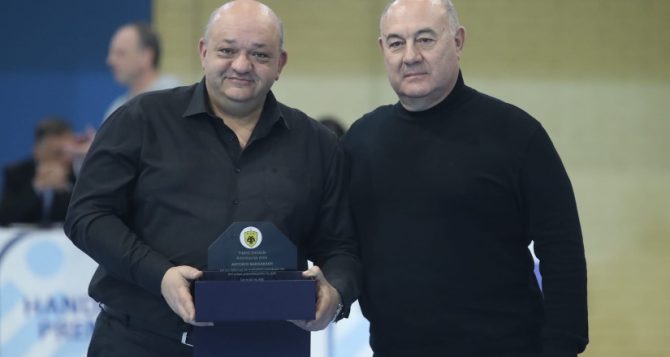 Χάντμπολ: Βραβεύτηκε ο Αντώνης Βασιλακάκης για την προσφορά του στην ΑΕΚ